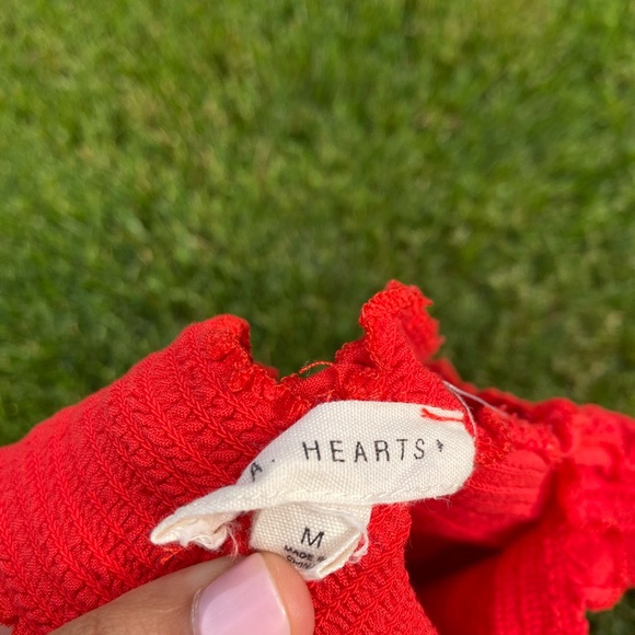 Pacsun L.A. Hearts Red Crop Top M - Picture 4 of 4
